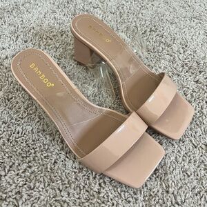 New bamboo small heels